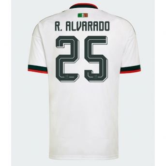 Billige Fotballdrakt Mexico Roberto Alvarado #25 Replika Bortedrakt VM 2026 Kortermet